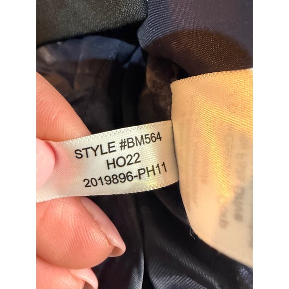 J.Crew Collection Tuxedo Blazer Black Wool Tollegno Womens 8 Career BM564 - Picture 5 of 9